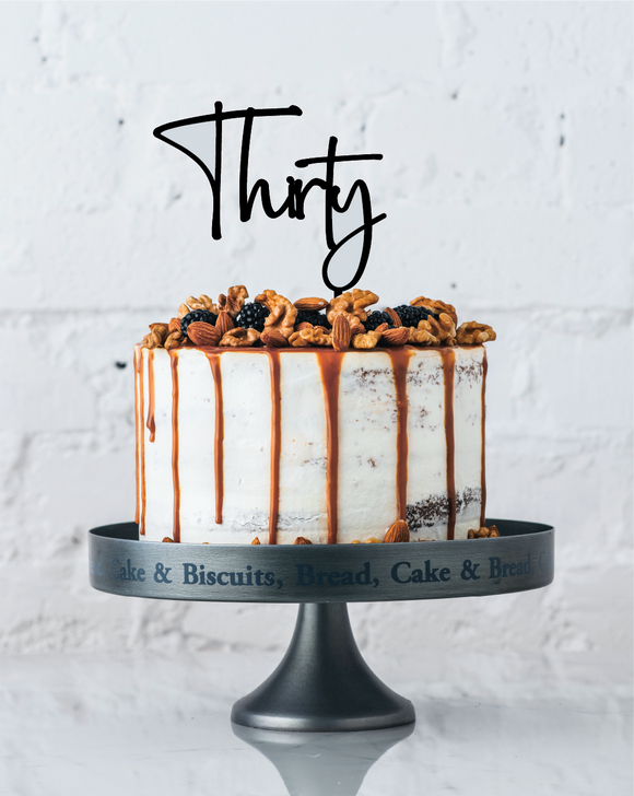 Thirty | Cake Topper
