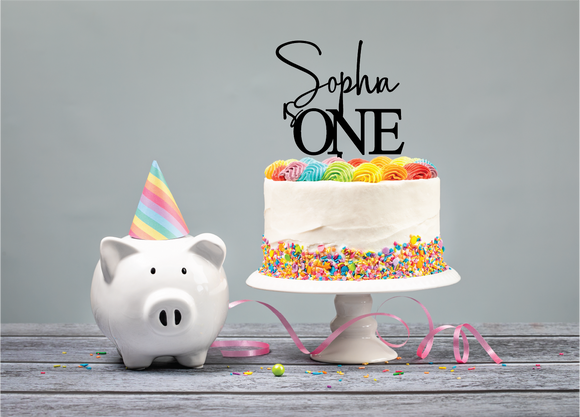 Name is One | Cake topper