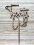 Twenty One | Cake Topper