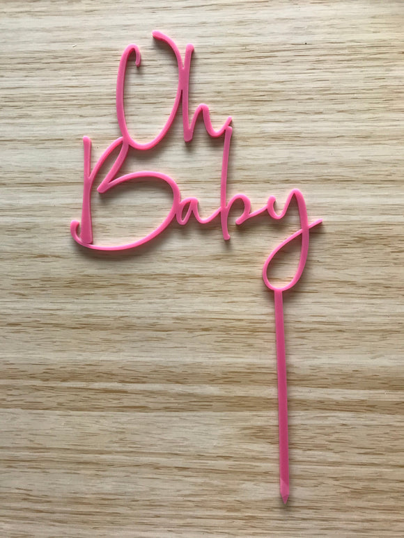 Oh Baby | Cake topper