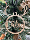 Reindeer with Name | Bauble