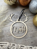 Reindeer with Name | Bauble