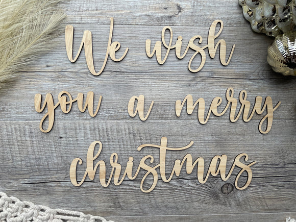 We wish you a merry christmas  | Wall Quote