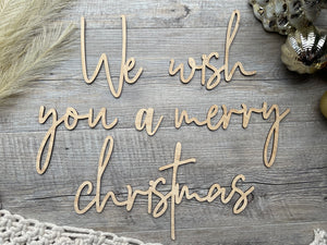 We wish you a merry christmas  | Wall Quote