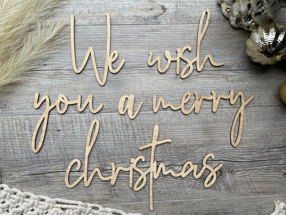 We wish you a merry christmas  | Wall Quote