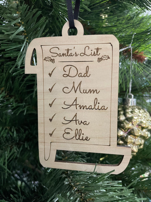 Santa's list | Bauble