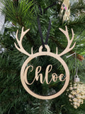 Reindeer with Name | Bauble