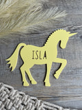 Unicorn with Name | Wall sign