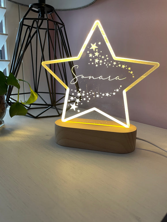Star with Name | Night Light