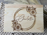 Personalised wooden box | Keepsake | 3 size option