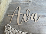 Name Wall Sign | Cream Candy Font