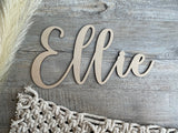 Name Wall Sign | Cream Candy Font