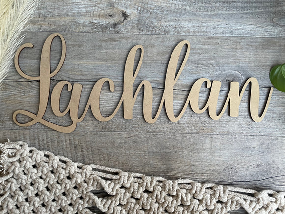 Name Wall Sign | Sweetness Font