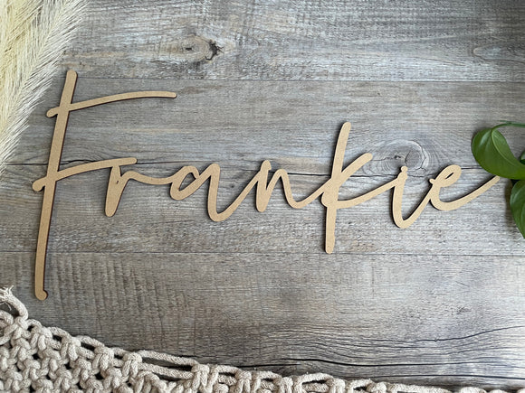 Name Wall Sign | Silver South Font