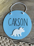 Hanging name sign | Dinosaur