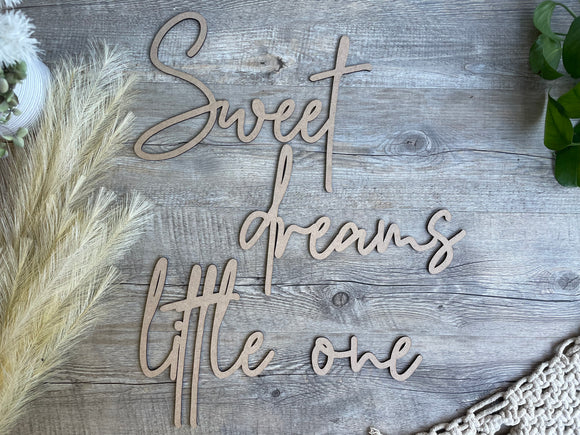 Sweet dreams little one | Wall Quote