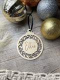 Wreath with Name | Bauble