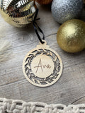 Wreath with Name | Bauble