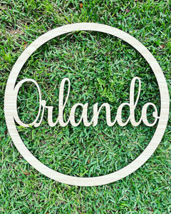 Name Hoop | Samantha  font