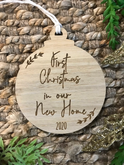 First Christmas in our New home | Bauble