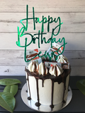 Happy Birthday with name | Cake topper