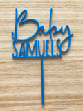 Baby with Surname | Cake Topper