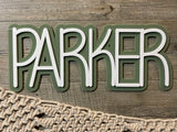 Layered Name Sign | Please write me