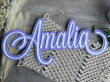 Layered Name Sign | Lavanderia