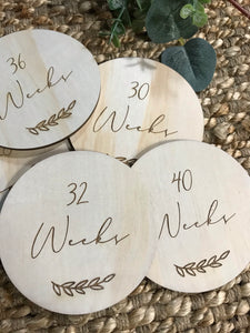 Pregnancy Milestone discs | 20 pce set