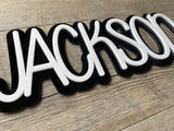 Layered Name Sign | Please write me