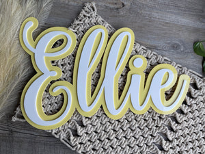 Layered Name Sign | Sweetness