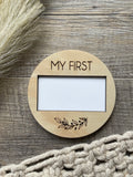 My first/ Today I | Double sided | Milestone disc