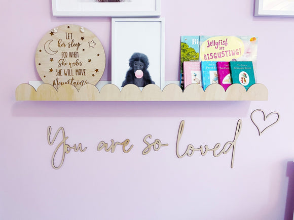 You are so loved | Wall Quote