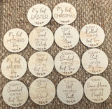 Baby Achievement Milestone discs | 14 set